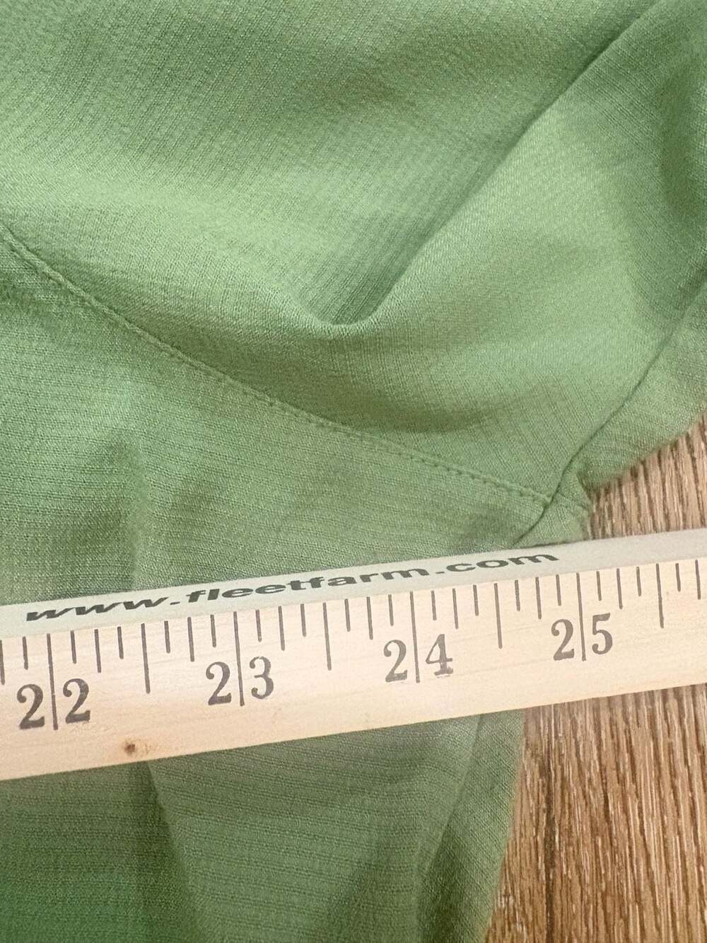 CJ Banks Green Long Sleeve Tunic Blouse Button Down Shirt Plus Size 16/18W 1X - Picture 6 of 7